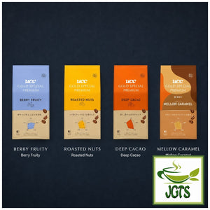 (UCC) - GOLD SPECIAL PREMIUM Ground Coffee Roasted Nuts - Fo ur new UCC Blends
