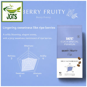 (UCC) - GOLD SPECIAL PREMIUM Roasted Beans Berry Fruity - Flavor graph (ENG)