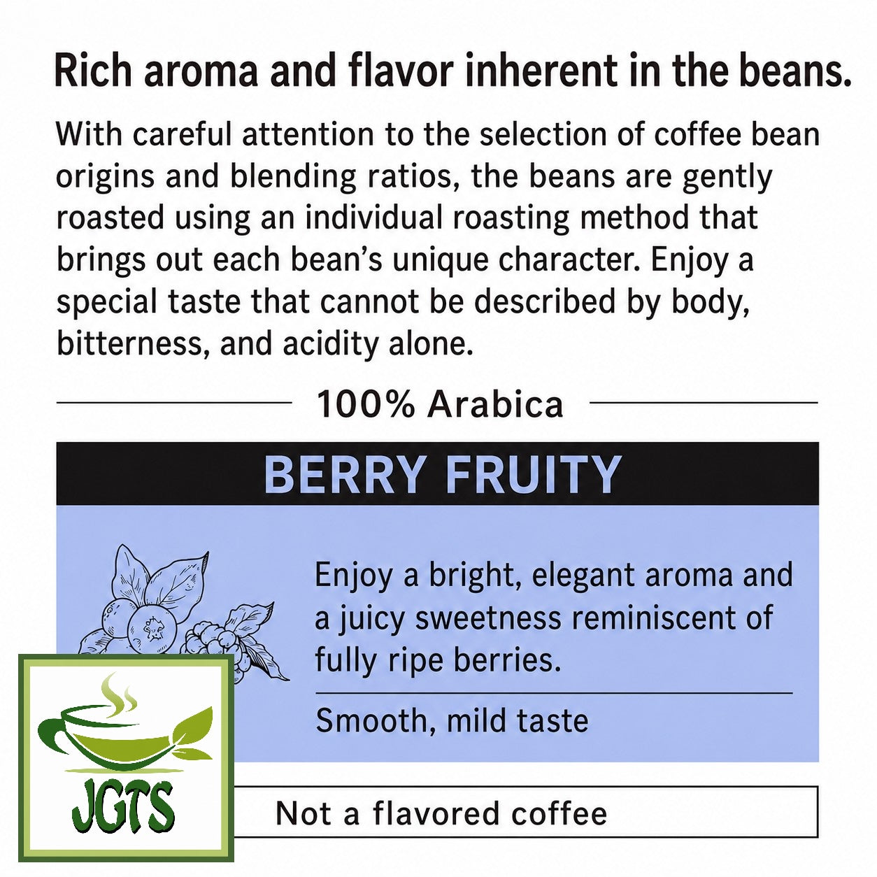(UCC) - GOLD SPECIAL PREMIUM Roasted Beans Berry Fruity - Premium coffee beans (E)