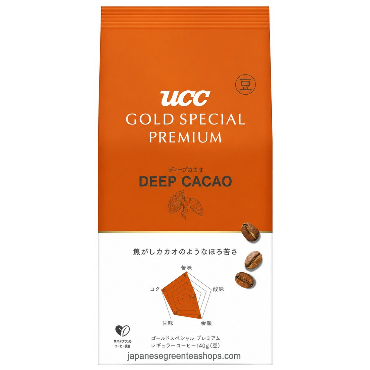 (UCC) - GOLD SPECIAL PREMIUM Roasted Beans Deep Cacao