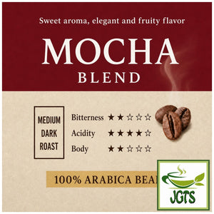 (UCC) . Coffee Exploration Roasted Beans Mocha Blend - Flavor chart (E)