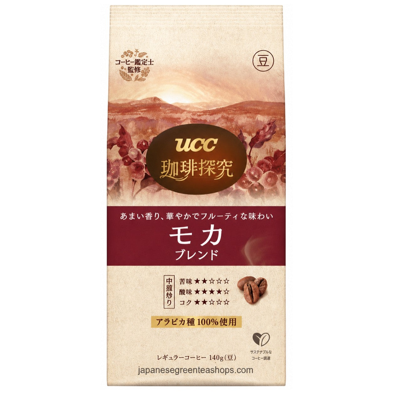 (UCC) . Coffee Exploration Roasted Beans Mocha Blend