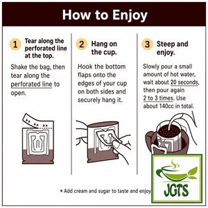 (UCC) . Oishii Caffeine-less Deep Rich Ground Coffee 8 Pack - How to drip brew caffeineless coffee (E)