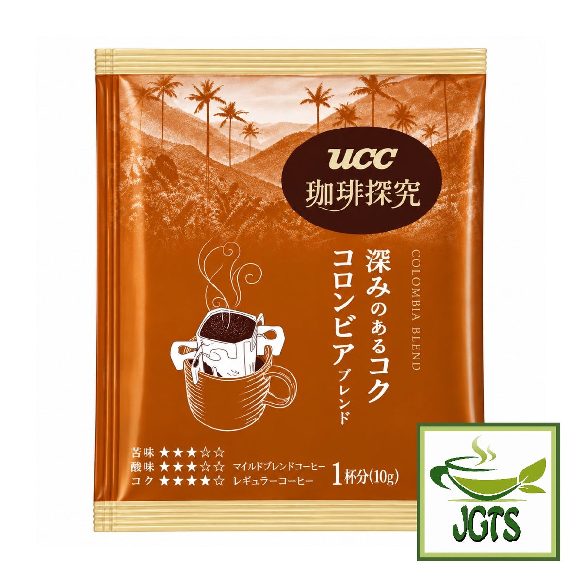 (UCC) Coffee Exploration One-Drip Coffee Origin Selection - Colombia Blend single serving drip coffee packet