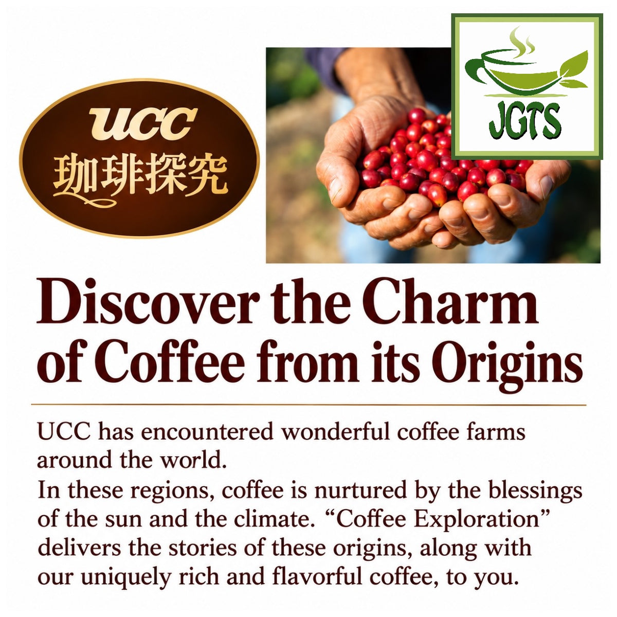 (UCC) Coffee Exploration One-Drip Coffee Origin Selection - Discover coffee from its origins (E)