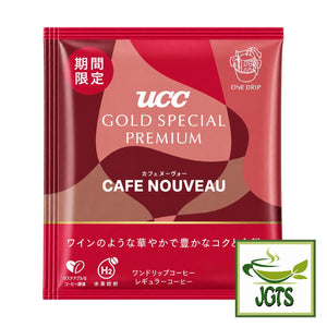 (UCC) GOLD SPECIAL PREMIUM One-Drip Coffee Cafe Nouveau (Limited Time Offer) - Individually wrapped single serving drip coffee packet