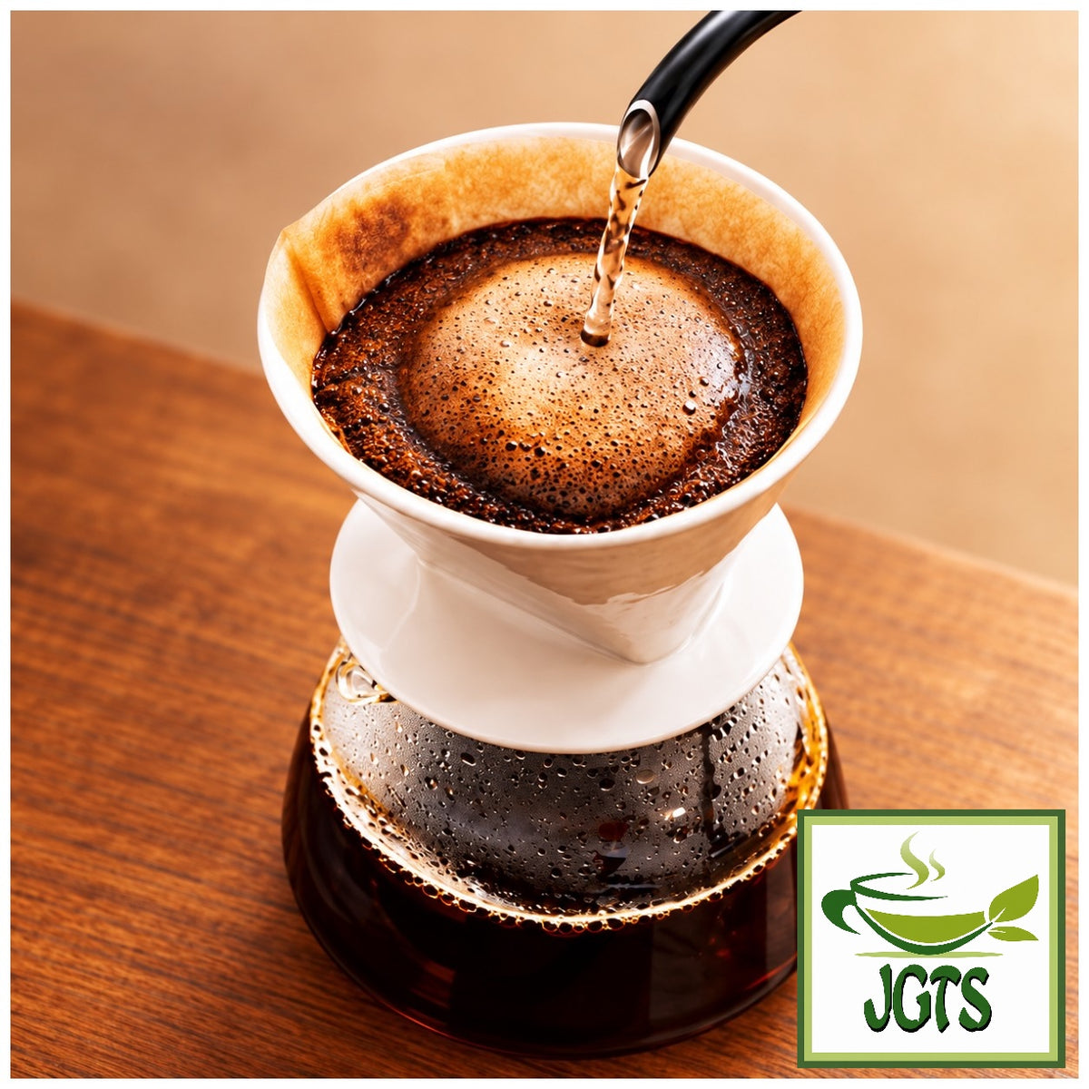 UCC &Healthy Delicious Triglyceride Care Ground Coffee - Drip brewed in glass coffee pot
