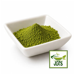Uji Matcha (Powder)    - Powdered matcha in a white matcha dish