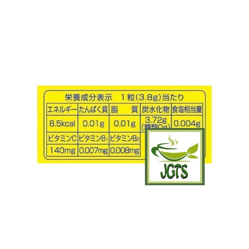VC-3000 Throat Candy Lemon - Nutrition information