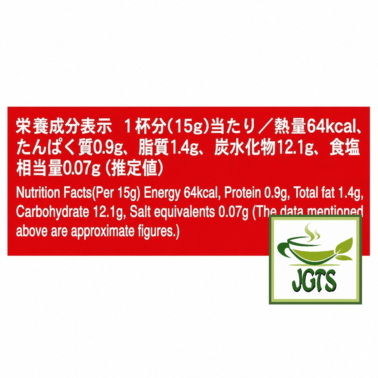 Wakocha (Black Tea) Latte - Nutrition information