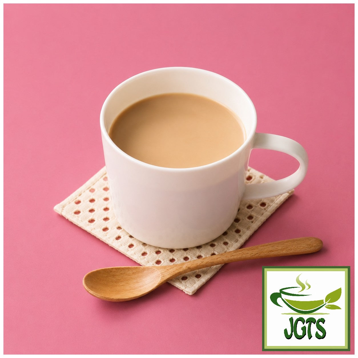 (Wakodo) Milk Shop's Instant Decaffeinated Milk Coffee - Brewed hot in a mug