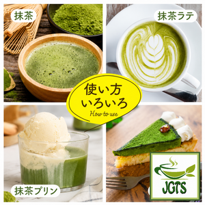 YAMAEI Organic JAPANESE Matcha - For drinking and cooking 