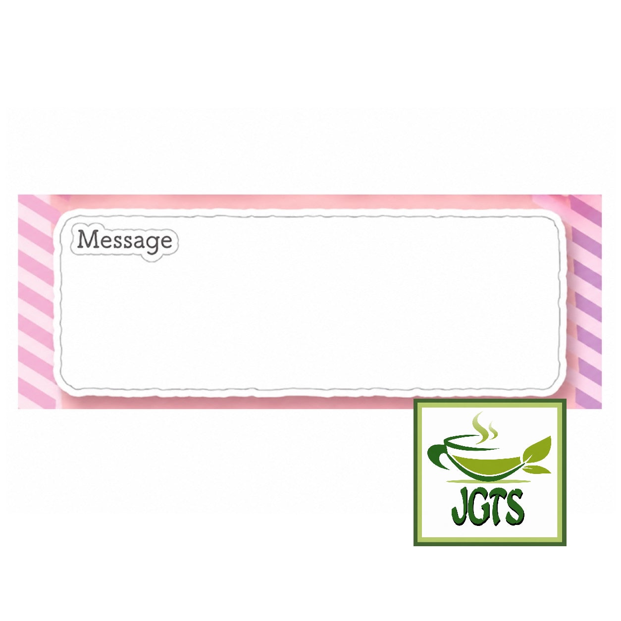 (YBC) - Picola Sakura Matcha - Write your own message