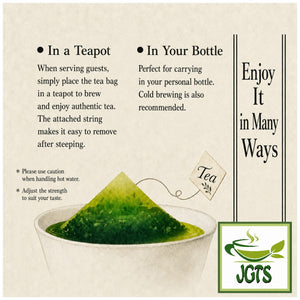 (Yamamotoyama) - Matcha Green Tea Bags - Good for cold brew for my bottle (E)