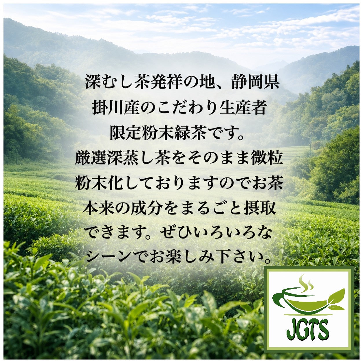 (Yamana) - Funmatsu Ryokucha Powdered Green Tea - Limited edition powdered ryokucha tea