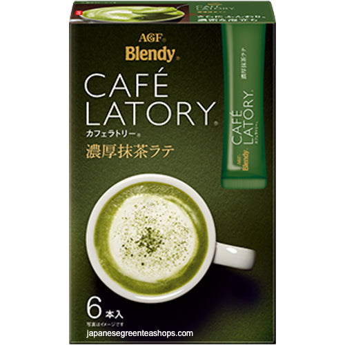 (AGF) Blendy Cafe Latory Matcha Latte 6 Sticks (72 grams)