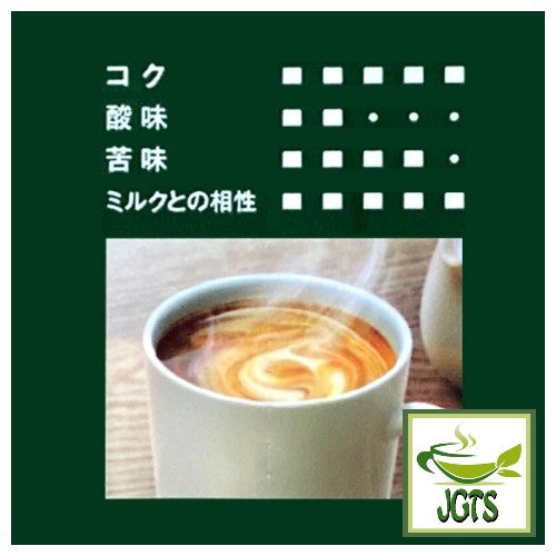 (AGF) Blendy Drip Coffee Cafe Au Lait Blend (18 Pack) Flavor chart Japanese