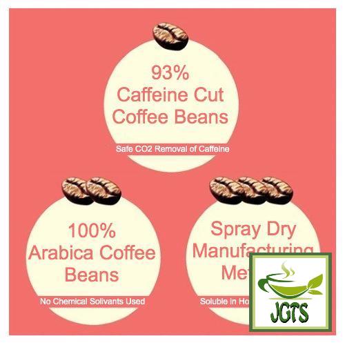 (AGF) Blendy Personal Instant Coffee Relaxing Caffeine-less 7 Sticks (14 grams) 93% caffeine free Arabica coffee beans