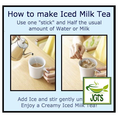 (AGF) Blendy Royal Milk Tea Instant Tea 27 Sticks - How to make Iced Milk Tea