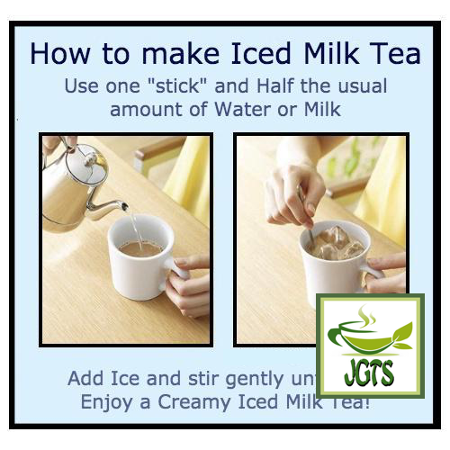 (AGF) Blendy Royal Milk Tea Instant Tea 24 Sticks - How to make Iced Milk Tea