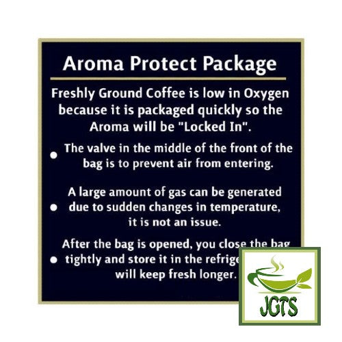 (AGF) Slightly Luxurious Coffee Shop Kilimanjaro Blend Ground Coffee - Aroma Protect Package