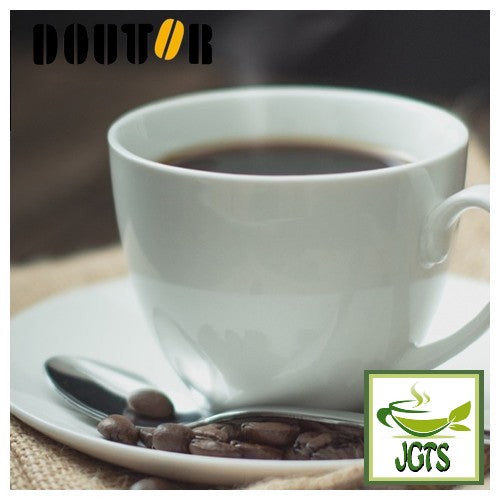 Doutor Fragrant Delicious Cup Instant Coffee - Doutor black coffee in cup