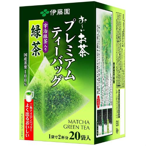 ITO EN Matcha Green Tea Premium Tea Bags 20 Pack (36 grams)