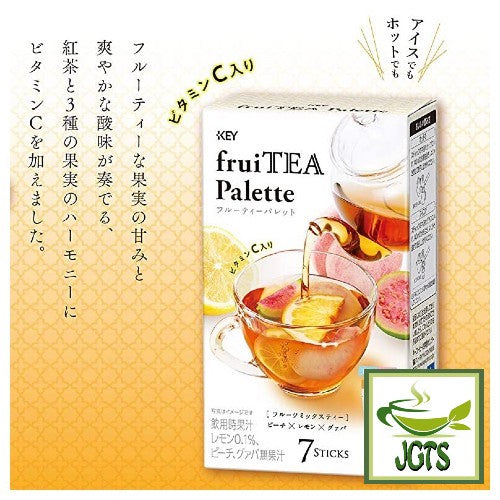 KEY Coffee FruiTEA Palette Fruit Mix Tea 7 Sticks - Sweet and fruity