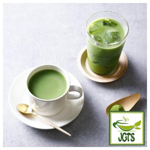 Kataoka Bussan Tsujiri Matcha Latte - Served hot and cold over ice