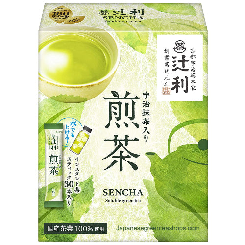 Kataoka Bussan Tsujiri Sencha with Uji Matcha Green Tea 30 Sticks (30 grams)