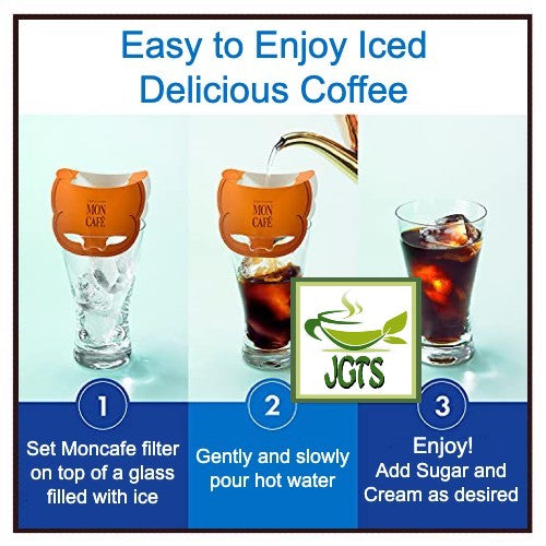 Kataoka Drip Coffee Mon Cafe Premier Blend 10 Pack - How to brew ice coffee