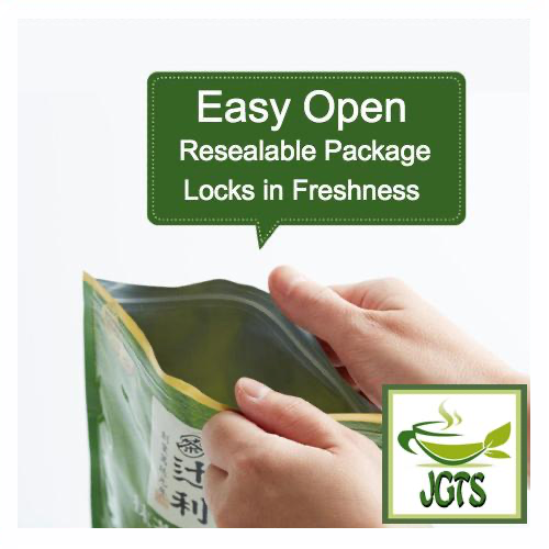 Kataoka Tsujiri Matcha Milk Koicha (160 grams) Easy Open resealable package