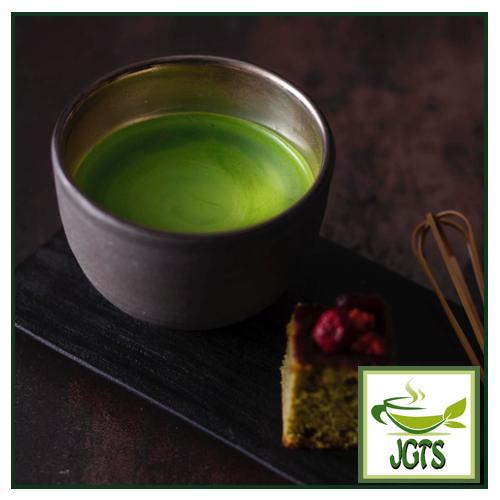 Kataoka Tsujiri Matcha Milk Koicha (160 grams) Matcha brewed in cup