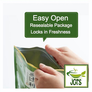 Kataoka Tsujiri Matcha Milk Soft Flavor - Easy Open resealable package