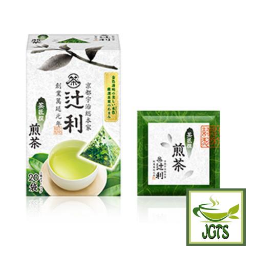 Kataoka Tsujiri Sencha Tea Bags 20 Pack (40 grams) Box with one Package