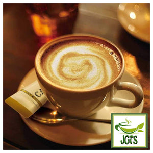 Key Coffee Cafe Au Lait Luxury Tailoring Instant Coffee 8 Sticks (56 grams) One stick brewed in cup