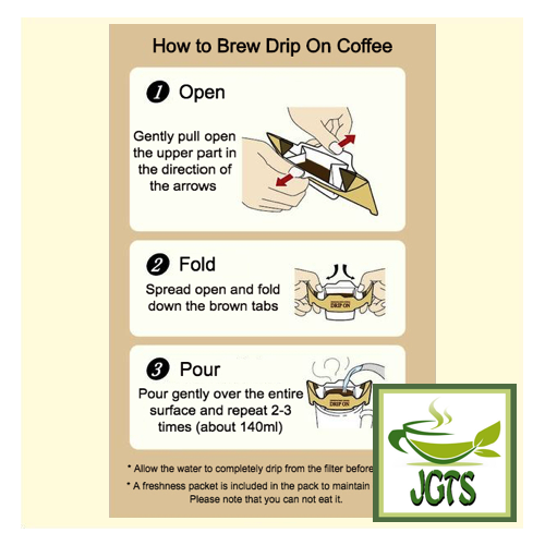 Key Coffee Drip On Variety Pack Ground Coffee 12 Pack - How to brew Drip On English