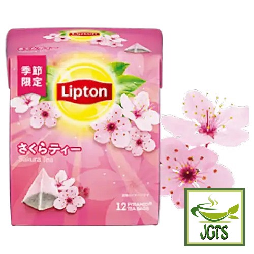 Lipton Sakura Tea Japan Limited Blend - Box with cherry blossoms