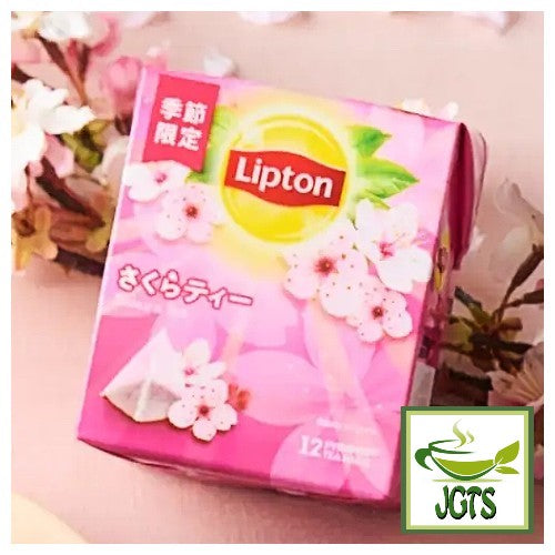 Lipton Sakura Tea Japan Limited Blend - Package with sakura