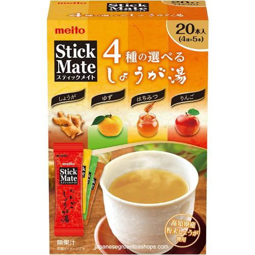 Meito Sangyo Stick Mate Ginger Assortment 20 Sticks (120 grams)