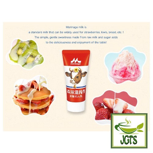 Morinaga Milk Sweetened Condensed Milk Tube a variety of uses