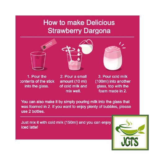 Nescafe Adult Reward Dargona Strawberry - Instructions Strawberry Dargona English