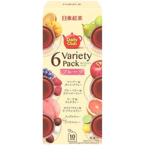 Nittoh Daily Club 6 Variety Pack 10 Tea Bags