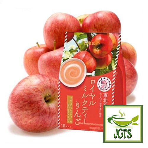 Nittoh Nigiwai Tohoku Royal Milk Tea Apple - 10 Sticks per package