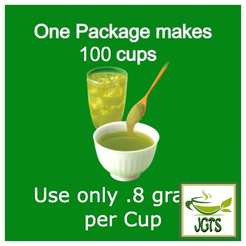 Ryokucha Green Tea with Uji Matcha and Gyokuro (Large Size) One package makes 100 cups 2 2