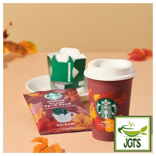 Starbucks Origami Personal Drip Coffee Autumn Blend and Cup (1 Pack) - Cup and Coffee packet