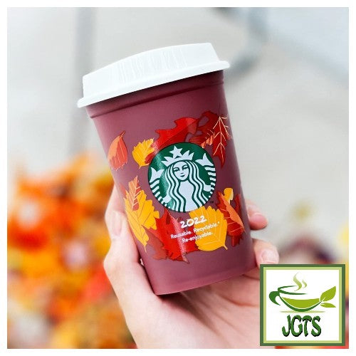 Starbucks Origami Personal Drip Coffee Autumn Blend and Cup (1 Pack) - Reusable plastic cup