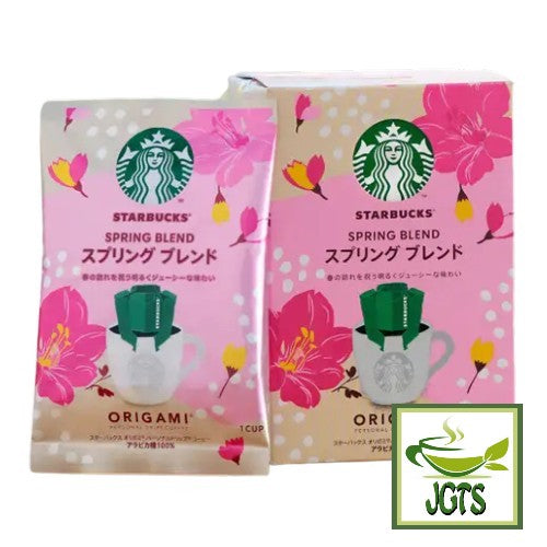 Starbucks Origami Personal Drip Coffee Spring Blend - Individually wrapped package and box