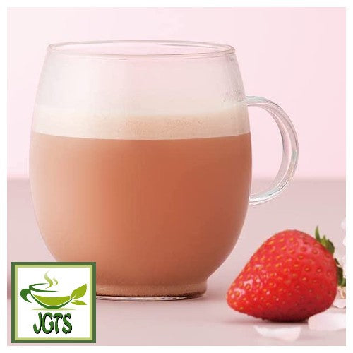 Starbucks Premium Mix Sakura Strawberry Latte - Fresh brewed in cup