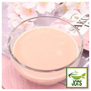 Tea Boutique Instant Sakura Latte - Sakura Latte in cup